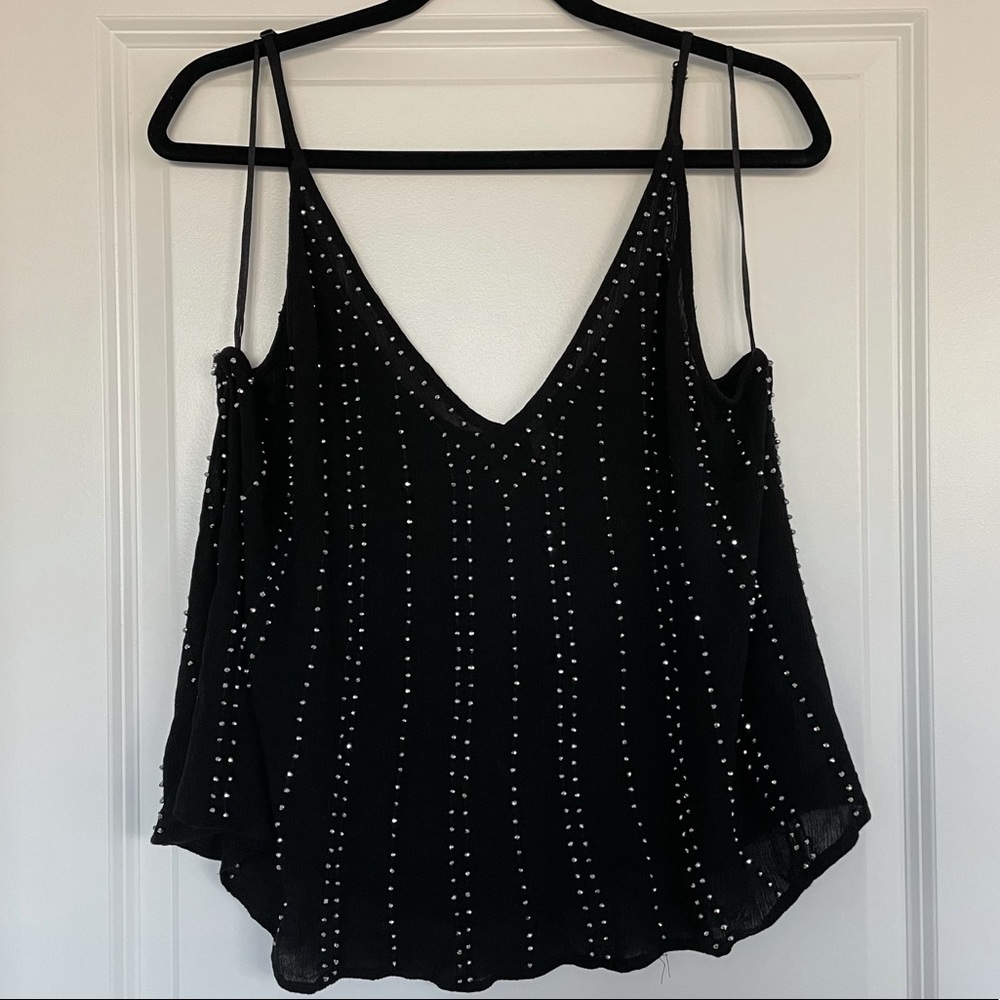 Free People beaded swing tank US M